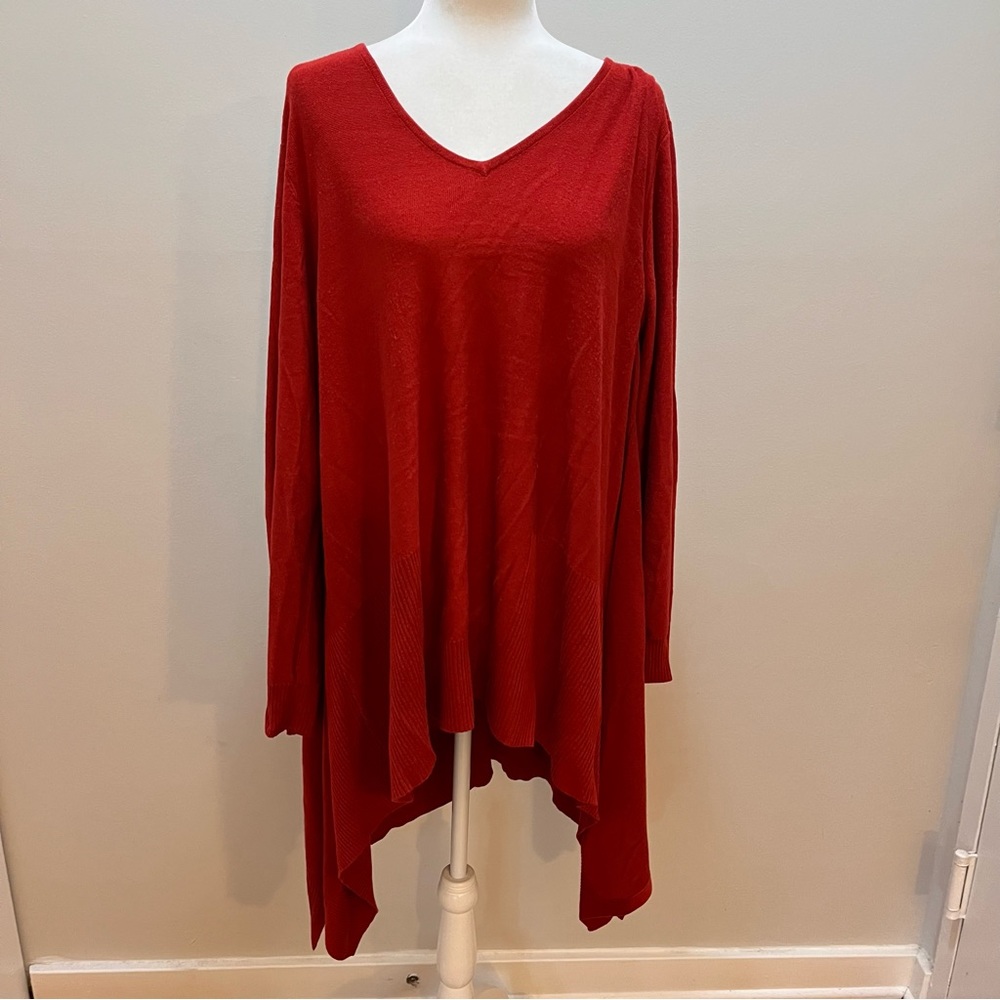 Red Kate and Mallory long top blouse - Picture 2 of 8